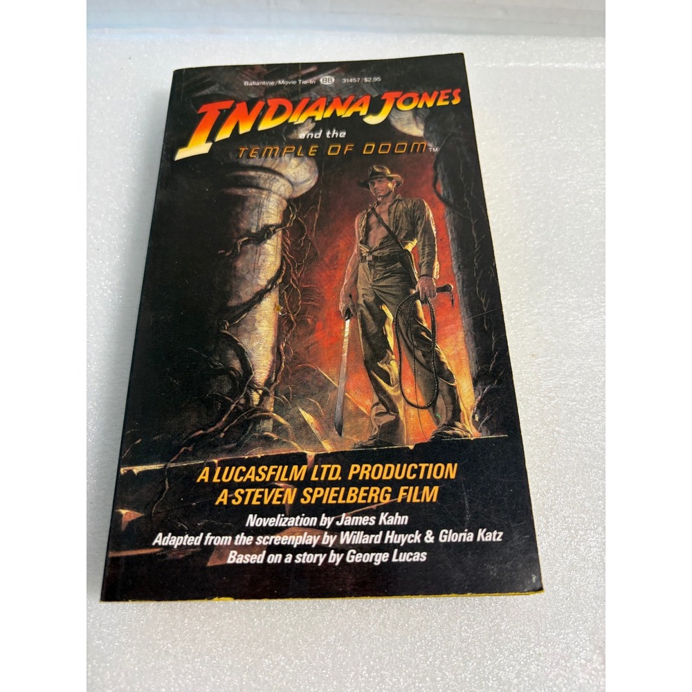 1984 Indiana Jones and the Temple of Doom Paperback Novelization - First Edition